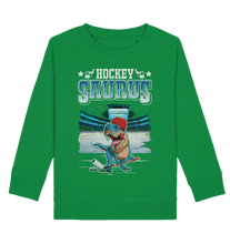 Laden Sie das Bild in den Galerie-Viewer, Dinosaurier Eishockey Dino Kinder Sweatshirt

