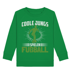 Coole Jungs Fußballer Kinder Fußballspieler Fußball Sweatshirt