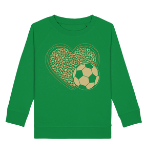 Leopard Fußball Mädchen Sweatshirt