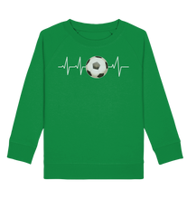 Laden Sie das Bild in den Galerie-Viewer, Fußball Jungs Fußballer Herzschlag Fußballspieler Sweatshirt
