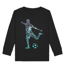 Laden Sie das Bild in den Galerie-Viewer, Fußball Motiv Fußballer Geschenk Fußballspieler Silhouette Sweatshirt
