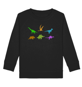Bunte Dinosaurier Kinder Dinos Sweatshirt
