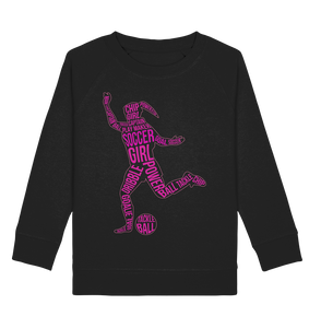 Fußballspieler Mädchen Fußballer Kinder Fußball Sweatshirt