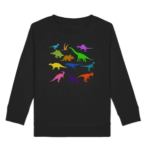 Dinosaurier Bunte Dinos Kinder Sweatshirt