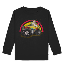 Laden Sie das Bild in den Galerie-Viewer, Monstertruck Einhorn Monster Truck Kinder Langarm Sweatshirt
