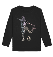 Laden Sie das Bild in den Galerie-Viewer, Fußball Motiv Fußballer Silhouette Fußballspieler Sweatshirt
