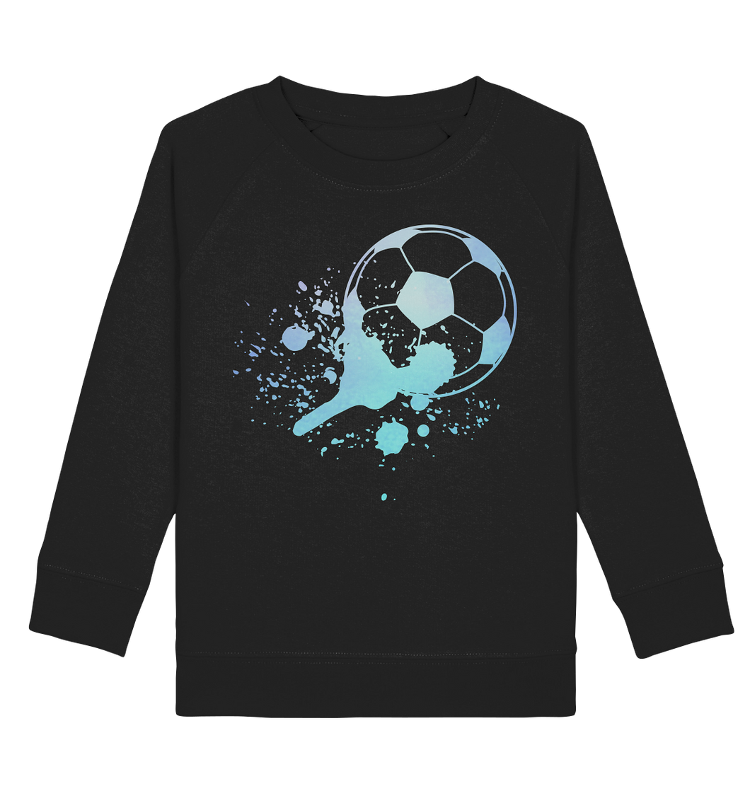 Fußballspieler Splash Fußballer Kinder Fußball Sweatshirt