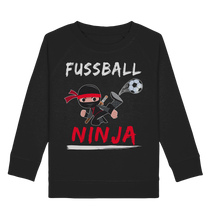 Laden Sie das Bild in den Galerie-Viewer, Fußballspieler Ninja Fußballer Jungs Mädchen Fußball Sweatshirt
