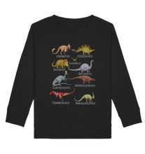 Laden Sie das Bild in den Galerie-Viewer, Dinosaurier Arten Mädchen Dino Kinder Sweatshirt
