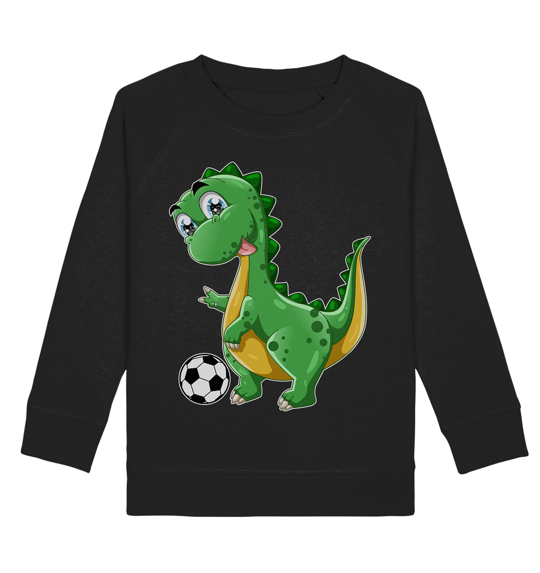 Fußball Jungs Fußballer Dinosaurier Fußballspieler Sweatshirt