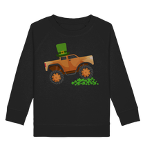 Laden Sie das Bild in den Galerie-Viewer, Monstertruck St. Patricks Day Kinder Langarm Sweatshirt
