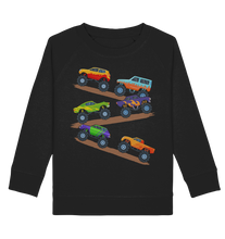 Laden Sie das Bild in den Galerie-Viewer, Monster Truck Kinder Monstertruck Jungen Langarm Sweatshirt
