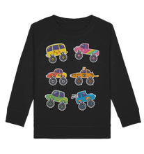 Laden Sie das Bild in den Galerie-Viewer, Monstertruck Fan Monster Truck Kinder Langarm Sweatshirt
