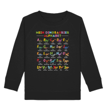 Laden Sie das Bild in den Galerie-Viewer, Dino ABC Lernen Schulkind Dinosaurier Alphabet Sweatshirt

