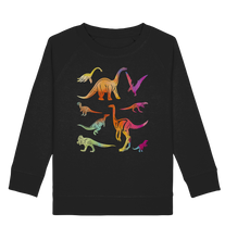 Laden Sie das Bild in den Galerie-Viewer, Kinder Dinosaurier Bunte Dinos Sweatshirt
