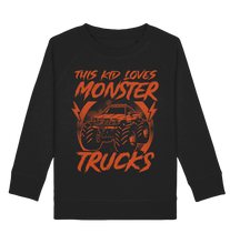 Laden Sie das Bild in den Galerie-Viewer, Monstertruck Jungen Monster Truck Kinder Langarm Sweatshirt
