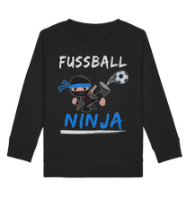 Laden Sie das Bild in den Galerie-Viewer, Fußballspieler Kinder Fußballer Fussball Ninja Sweatshirt
