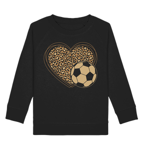 Leopard Fußball Mädchen Sweatshirt