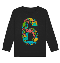 Laden Sie das Bild in den Galerie-Viewer, Dinosaurier 6 Jahre alt Dino 6. Geburtstag Sweatshirt

