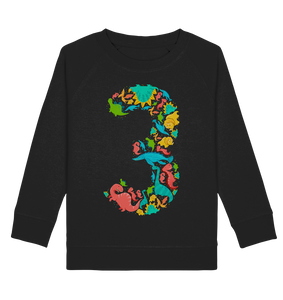 Dinosaurier 3 Jahre alt Dino 3. Geburtstag Sweatshirt