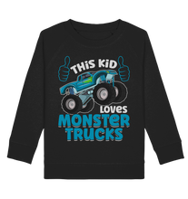 Laden Sie das Bild in den Galerie-Viewer, Monstertruck Kinder Monster Truck Fan Langarm Sweatshirt
