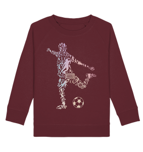 Fußball Motiv Fußballer Silhouette Fußballspieler Sweatshirt