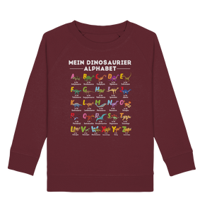Schulkind Dino ABC Kinder Dinosaurier Alphabet Sweatshirt