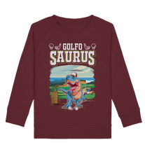 Laden Sie das Bild in den Galerie-Viewer, Dinosaurier Golf Dino Kinder Sweatshirt
