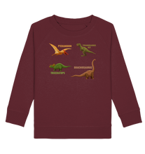 Laden Sie das Bild in den Galerie-Viewer, Dinosaurier Arten Dino Kinder Sweatshirt
