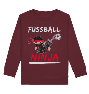 Fußballspieler Ninja Fußballer Jungs Mädchen Fußball Sweatshirt