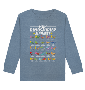 Dinosaurier Alphabet Lernen Dino ABC Schulkind Sweatshirt