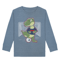 Laden Sie das Bild in den Galerie-Viewer, Fußballspieler Dino Fußballer Dinosaurier Fußball Sweatshirt

