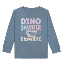 Laden Sie das Bild in den Galerie-Viewer, Pastel Dinosaurier Experte Mädchen Dino Sweatshirt
