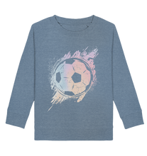 Laden Sie das Bild in den Galerie-Viewer, Fußballspieler Mädchen Fußballer Kinder Fußball Pastel Sweatshirt
