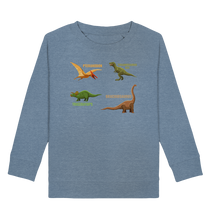 Laden Sie das Bild in den Galerie-Viewer, Dinosaurier Arten Dino Kinder Sweatshirt
