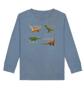 Dinosaurier Arten Dino Kinder Sweatshirt