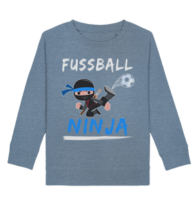 Fußballspieler Kinder Fußballer Fussball Ninja Sweatshirt