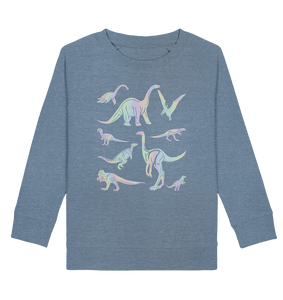 Mädchen Dinosaurier Pastel Dinos Sweatshirt