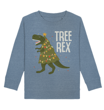 Laden Sie das Bild in den Galerie-Viewer, Dinosaurier Trex Weihnachten Dino Kinder Sweatshirt
