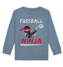 Laden Sie das Bild in den Galerie-Viewer, Fußballspieler Ninja Fußballer Jungs Mädchen Fußball Sweatshirt
