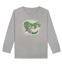 Laden Sie das Bild in den Galerie-Viewer, Dino Fahrrad Trex Kinder Dinosaurier Sweatshirt
