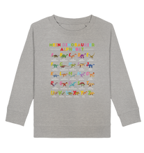 Laden Sie das Bild in den Galerie-Viewer, Dino ABC Lernen Schulkind Dinosaurier Alphabet Sweatshirt
