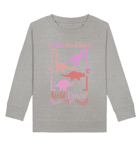 Mädchen Dinosaurier Fan Dino Sweatshirt