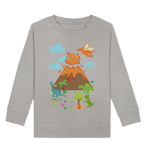 Dinosaurier Vulkan Dinos Kinder Sweatshirt