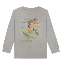 Laden Sie das Bild in den Galerie-Viewer, Kinder Dinosaurier Experte Dino Trex Sweatshirt

