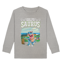 Laden Sie das Bild in den Galerie-Viewer, Dinosaurier Golf Dino Kinder Sweatshirt
