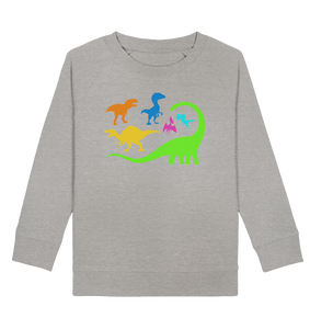 Dinosaurier Bunt Dino Kinder Sweatshirt