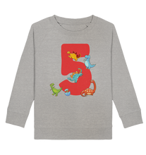 Laden Sie das Bild in den Galerie-Viewer, 5. Geburtstag Dinosaurier Geschenk Dino 5 Jahre Sweatshirt
