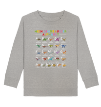 Laden Sie das Bild in den Galerie-Viewer, Dino ABC Lernen Dinosaurier Alphabet Sweatshirt
