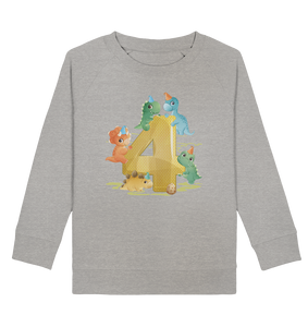 Dinosaurier 4 Jahre alt Dino 4. Geburtstag Sweatshirt